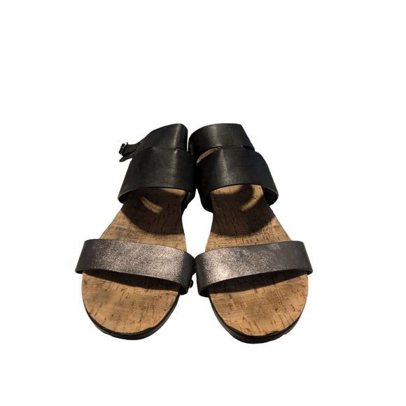 Restricted Women's Shoes Sandals Wedge Black Size 8.5 SKU#7702 - Picture 2 of 4